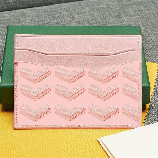 Porte-cartes Portefeuille Designer Luxe Haute Qualité Pochette Clé Porte-passeport Designer Passeport Couverture Rose Carte Ouverte Mini Portefeuille Organisateur De Poche Porte-Carte