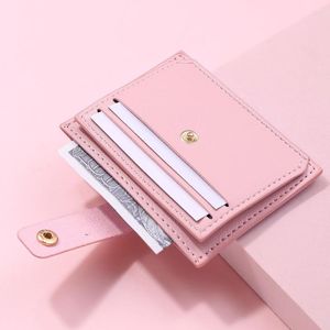 Porte-cartes 2022 femmes portefeuille court porte-monnaie mode PU cuir multi-carte porte-embout Mini pochette pour fille