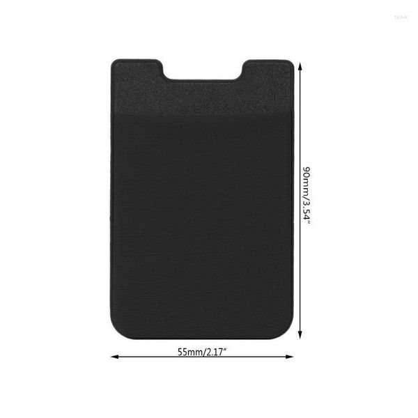 Porte-cartes adhésif autocollant téléphone portable cartes arrière portefeuille porte-carte d'identité de crédit poche