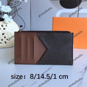 Cartes Cartes Cartes Holder Passeport CreditCard 2021 Who Women Men Busssiness No Zipper Fold Purse Spols Match Plaid F282A