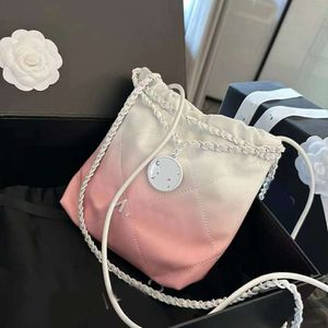 kaarthouders Crossbody tas Chenel gradiënt kersen bloesem roze schoudertas modieuze veelzijdige ketting oma vuilniszak lingge crossbody tas