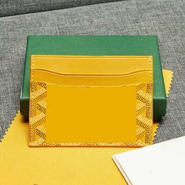 Holders de carte Designer Purse Gy Leather Wallet Mini portefeuille Couleur de carte en cuir authentique Purse Purse Purse NOUVEAU portefeu