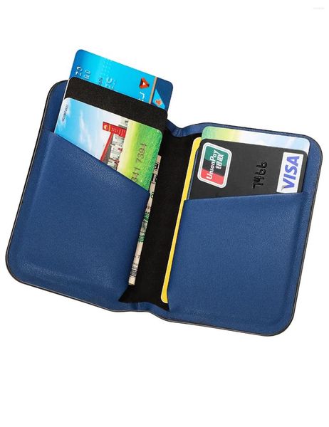 Tarjeteros Funda para titular Crédito Apex Bloqueo Slim Rfid Cartera magnética Imán Bellroy