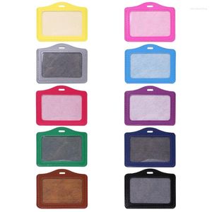 Titulares de tarjetas ID Window Business Work Badge Holder para CASE Tipo horizontal