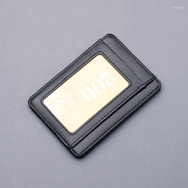 Porte-cartes pour hommes, Version coréenne, Ultra-mince, multi-poches, porte-cartes d'identité, classique, permis de conduire, mode