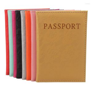 Porte-cartes Accessoires de voyage Impression 3D créative Porte-passeport en dentelle Housse en cuir PU ID 14cm 9.6cm