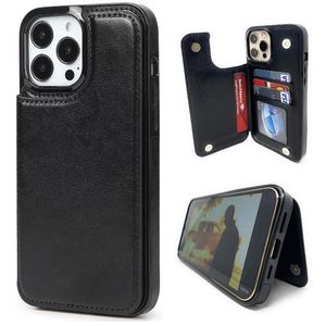 Titulaires de cartes Tendance Antichoc Cellulaire Téléphone Portefeuille Pour IPhone 13 Pro Max Avec Slots Titulaire Femmes Hommes Luxe Magnétique Coin Pocke232f