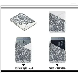 Cartes Carte Universal Phone Phone Stick 3M Plastic Bank Back Clip Document Set Multi-fonction Sac Sac