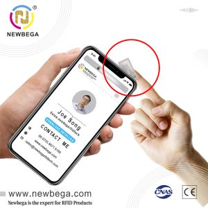 Carte NTAG213 Chip NFC Sticker, 10 * 20 mm Universal Small Size Label, Url de support Écriture Inisde, 13,56 MHz Tag de programmeur RFID