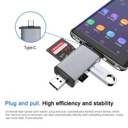 Kaartlezer Type C Adapter OTG voor Coputer Laptop Smart Flash Drive Mirco SD 5GBPS Android Tablet Micro USB