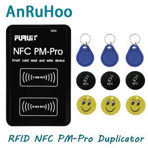 Carte RFID Ducoding Duplicator NFC Smart Chip Card Reader 13.56MHz 1K S50 Badge Clone 125KHz T5577 TOKEN TAG Écrivain PM Pro Key Copieur
