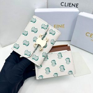 Porte-monnaie de cartes à main avec boîte de porte clés portefeuille portefeuille pour femmes cartes caviar sac à main sac à main