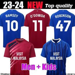 Cardiff 23 24 Soccer Jerseys City Ramsey 2023 2024 Odowda 2023 2024 Ralls Adams Wintle Sawyers Robinson Rinomhota Watters Football Shirts Etete Mens Jersey