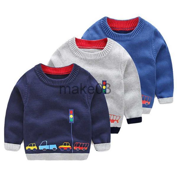 Cardigan 2023 hiver nouveau 2 3 10 ans vêtements pour enfants enfant décontracté à manches longues pull voiture tricoté O cou pull pour enfants bébé garçons J230801