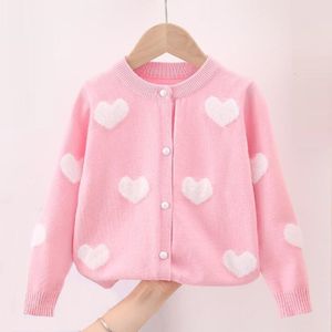 Cardigan automne hiver bébé enfant en bas âge vêtements filles chandails tricoté pull à manches longues manteau enfants veste vêtements d'extérieur pour enfants 221205