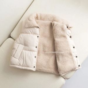 Cardigan automne hiver garçons filles sans manches à capuche gilet veste dessin animé imprimé manteau enfants vêtements d'extérieur chauds 231115