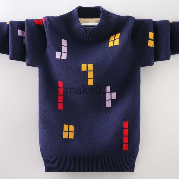 Cardigan Pull pour enfants Vêtements d'hiver pour garçon ONeck Pull à tricoter Pull pour enfants Vêtements d'hiver Garder au chaud Vêtements pour enfants J230801