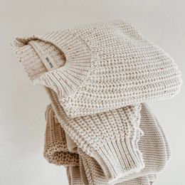 Cardigan enfants hiver pull vêtements coton tricoté enfants Sweatersuit décontracté gros câble tricot bébé pull 231017