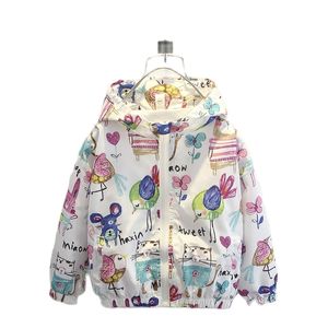 Cardigan manteau pour garçon Graffiti motif manteaux enfants printemps automne enfants Style décontracté vêtements 230925
