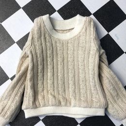 Cardigan D03-P415 pour enfants, jouet BJD DD SD MSD 1/6 1/4 1/3, vêtements de poupée, pull torsadé, 1 pièce, 231115