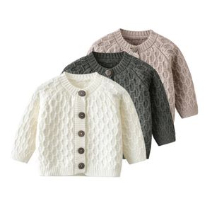 Cardigan printemps bébé garçons pull tricoté hauts coton chaud automne enfants filles Diamon unisexe vêtements tenues pour bébé 024M 230808