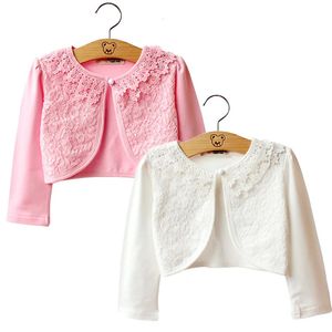 Cardigan d'été mince pour filles, manteau à manches longues pour enfants, vêtements à fleurs, couleur unie, vêtements d'extérieur pour enfants, veste Cape 231012