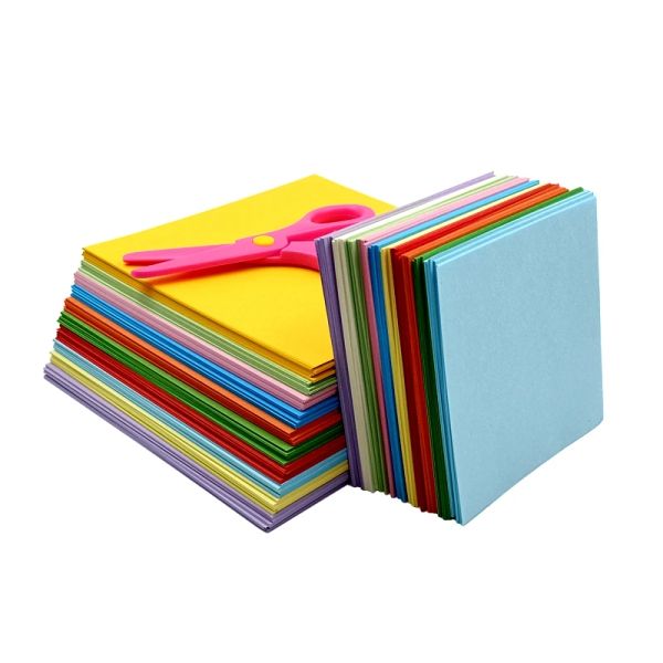 Cartes 10 couleurs assorties combinaison du papier origami 7x7 10x10 15x15 20x20cm grues artisanat carré papier pliant a4 bricolage papier à la main