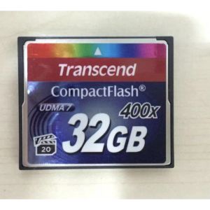 Cartes 100% d'origine transcendante 400x CF Capacité réelle 32 Go Cartes mémoire professionnelles Flash compact pour caméra dslr HD VIDEO 3D 32G