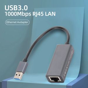 Cartes 1000 Mbps Adaptateur Ethernet USB 3.0 à RJ45 Network Card Tycec to Gigabit Network Card LAN pour Nintendo Swit