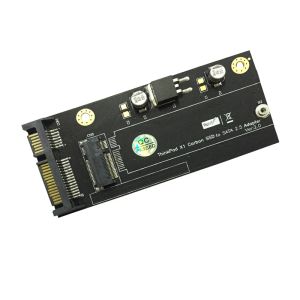 Cartes 20+ 6pin SSD à 2,5 pouces SATA Converter Riser Card Adapter V2.0 pour Lenovo ThinkPad X1 Carbon Ultrabook SSD Composants