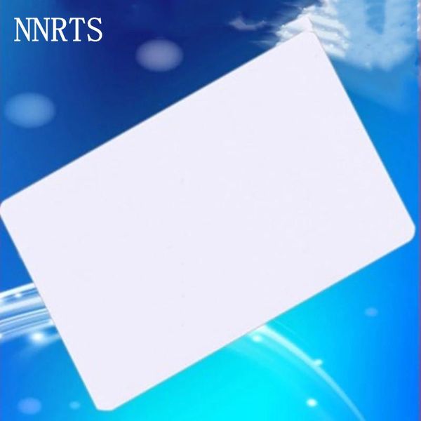 Cartes 200 PCS / lot PVC PVC White Blank Carte de bureau