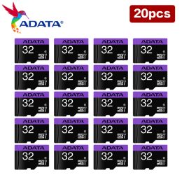 Cartes 20pcs / lot 100% Carte mémoire Adata d'origine 16 Go 32 Go Classe 10 Carte UHSI Micro SD UHSI Carte U1 TF pour smartphone