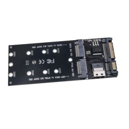 Cartes 22pin adaptateur SATA SFF8654 à M.2 U2 Kit NGFF MKEY TO SLIMLINE SAS NVME PCIE SSD SATA SSD Adaptateur pour la carte Main