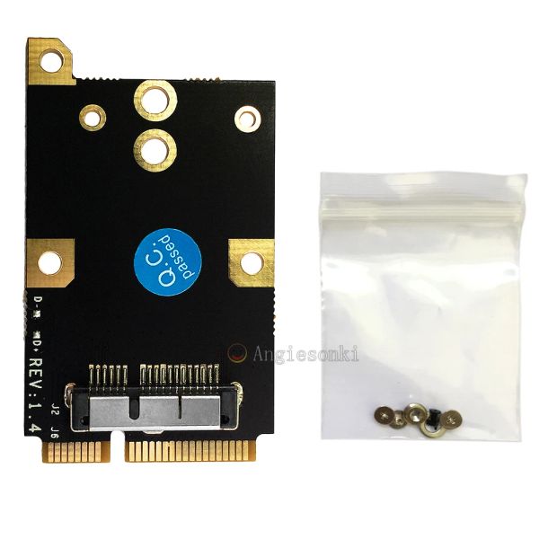 Cartes 52 broches Mini PCIe Transforts Card Adaptateur WiFi pour BCM94360CD / BCM94331CD / BCM94360CS2 / BCM94360CSAX