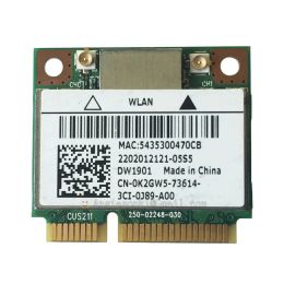 Cartes AR5B22 AR9462 Dual Band N 2,4G / 5G + Bluetooth BT Halfmini Wireless WiFi Carte pour ATHEROS DW1901 K2GW5