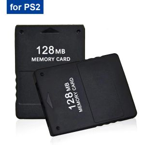 Kaarten Zwart 256MB 128MB Geheugenkaart Game Saver Data Stick Module voor Sony PS2 PS voor PlayStation 2