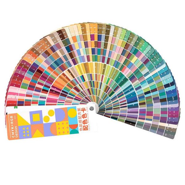 Cartes Couleur correspondant à carte couleur imprimer à la maison pour voir la peinture graphique designer d'intérieur publicitaire Guide de couleur de tonification