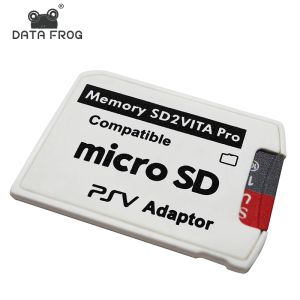 Kaarten Gegevens Frog PS Vita Memory Card Adapter voor PS Game SD Game Card Slot Adapter Converter 3.60 Systeem Micro Memory Stick Pro Duo