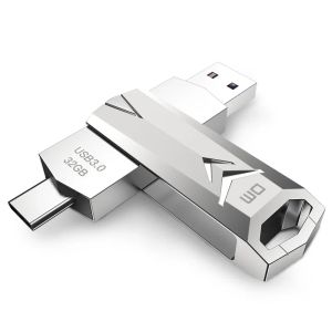 Cartes DM PD098 USB3.0 Drive Flash vers Typec OTG Metal Pen Drive Key USB C Disque flash Pend Pendrives 128g Mémoire USB Stick