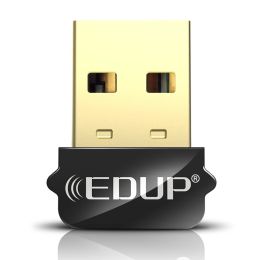Cartes EDUP EPAC1651 Adaptateur WiFi USB 650 Mbps Double bande 5G / 2,4 GHz Récepteur de dongle de carte de réseau sans fil externe pour ordinateur portable pour ordinateur portable