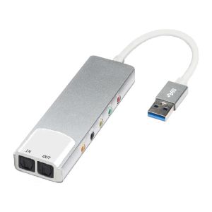 Cartes Convertisseur audio externe Aluminium Adaptateur audio USB ALLIA