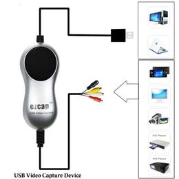Cartes ezcap USB2.0 AV S Capture Card DVD VHS DVR 8MM ANALOG AUDIO Recorder Grabber to Digital Converter pour Windows 10/8/7 231208