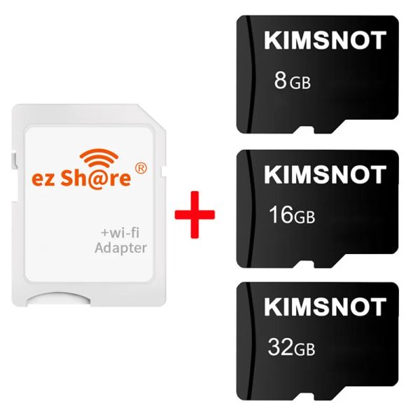 Cartes Ezshare WiFi SD Adaptateur de carte Wireless TF MicroSD Reader Memory Carte Memory 4 Go 8 Go 16 Go 32 Go Micro SD Card