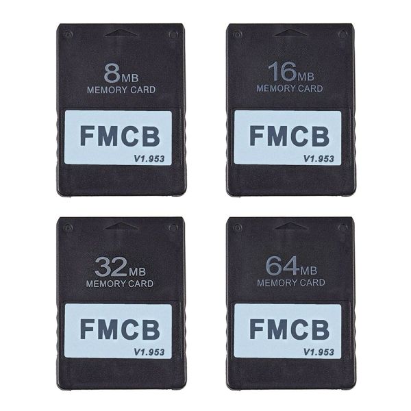 Cartes FMCB Carte McBoot gratuite pour Sony PS2 Playstation 2 8 Mo / 16 Mo / 32 Mo / 64 Mo Carte mémoire