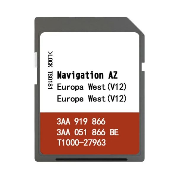 Cartes Livraison gratuite SD Navigation de carte SD Europa West RNS 315 NAVI Software 3AA 919 866 pour Plattform AZ V12 avec anti-Fog Reav