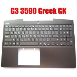 Cartes Grec GK ordinateur portable Palmrest pour Dell G3 3590 3500 0P0NG7 P0NG7 0K27VN K27VN 05DC76 5DC76 0KKFV4 KKFV4 Clavier supérieur noir NEW NEW CASE NOUVEAU