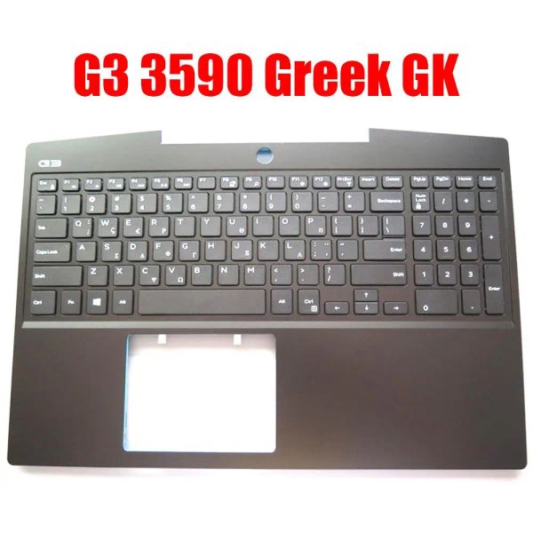 Tarjetas Griegas GK Laptop Palmrest para Dell G3 3590 3500 0P0NG7 P0NG7 0K27VN K27VN 05DC76 5DC76 0KKFV4 KKFV4 NEGRO DE NEGURA NUEVO