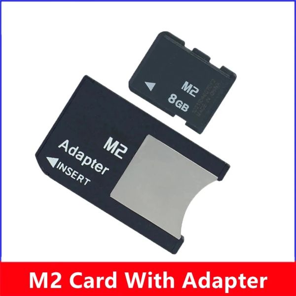 Cartes Cartes M2 M2 Carte mémoire 1 Go 2 Go 4 Go 8 Go Memory Stick Pro Duo Memory Carte avec adaptateur MS Pro Duo