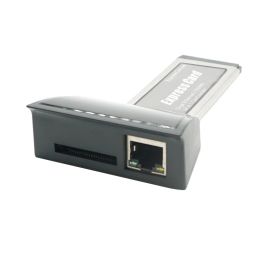 Cartes à haute vitesse, ordinateur portable Expresscard à Gibabit LAN Card Express Ethernet Network Carte 34 mm 1000m 24 en 1 lecteur de carte