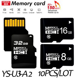 Cartes Cartes mémoire à haute vitesse 128 Go Micro SD Carte 32 Go TF Memory Flash Card Wholesale Mini Carte SD 64G pour le drone de l'appareil photo de l'ordinateur de téléphone